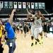 EMU Jalen Ross and Glenn Bryant celebrate after defeating Purdue 47-44 on Saturday. Daniel Brenner I AnnArbor.com